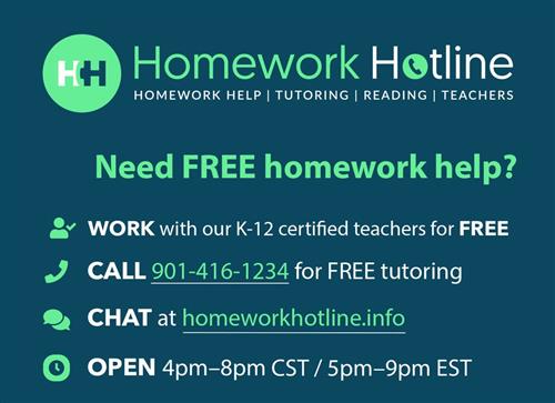 Homework Hotline Homework Hotline